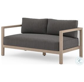 Sonoma Brown And Charcoal 60" Outdoor Sofa