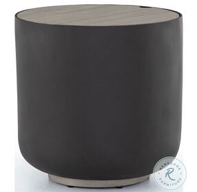 Selah Bronze Weathered Grey Outdoor End Table