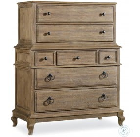 Corsica Light Wood Chest on Chest