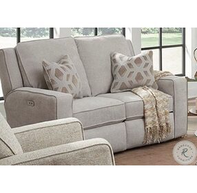 City Limits Oyster 63" Zero Gravity Reclining Loveseat with Power Headrest