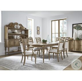 Weston Hills Brown Extendable Dining Room Set