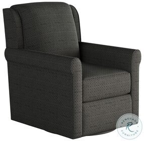 Sophie Charcoal Gray 30" Wide Swivel Glider
