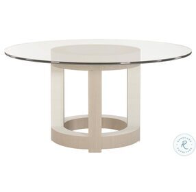 Axiom Clear 60" Round Dining Table