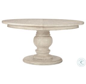 Mirabelle Cotton Round Extendable Dining Table