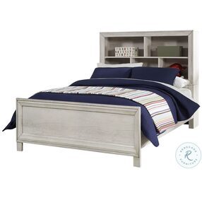 Riverwood Whitewashed Twin Bookcase Bed