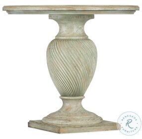 Traditions Pistachio Round End Table