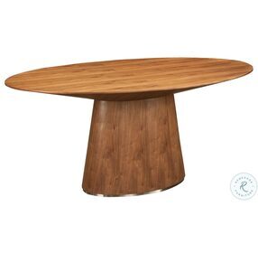 Otago Natural Walnut 71" Oval Dining Table