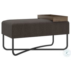Ace Brown And Black 36" Bench