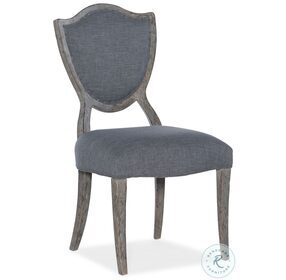 Beaumont Soft Grey Shield Back Side Chair Set Of 2