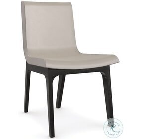 Starr Taupe Leather Dining Chair