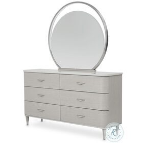 Eclipse Moonlight Dresser And Mirror with LED Lights