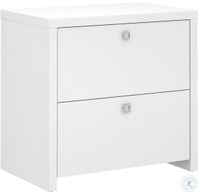 Echo Pure White Lateral File Cabinet