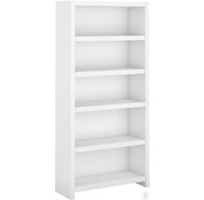 Echo Pure White 5 Shelf Bookcase
