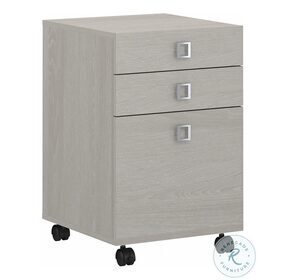 Echo Gray Sand 3 Drawer Mobile File Cabinet