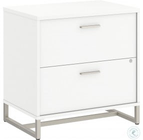 Method White Lateral File Cabinet
