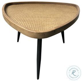 Rollo Natural And Black Coffee Table