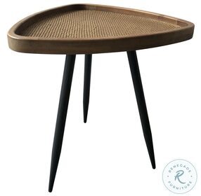 Rollo Natural And Black Side Table