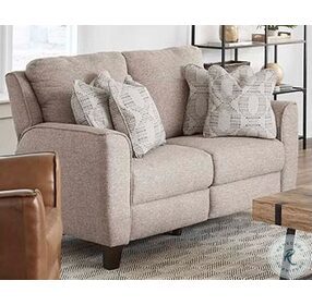 Happy Note Marble Power Reclining Loveseat with Power Headrest