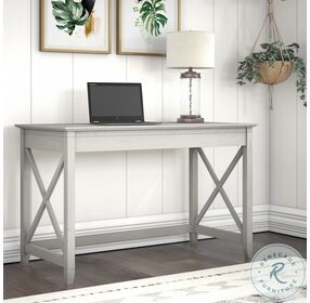 Key West Linen White Oak 48" Writing Home Office Set