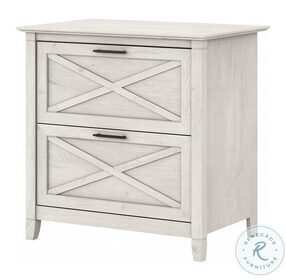 Key West Linen White Oak 2 Drawer Lateral File Cabinet