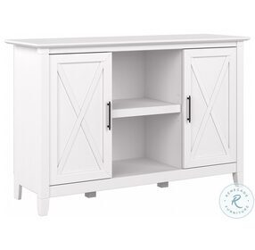 Key West Pure White Oak Accent Cabinet with Doors