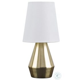 Lanry Brushed Brass Tone Table Lamp