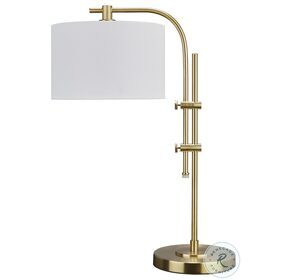 Baronvale Brushed Brass Tone Accent Lamp