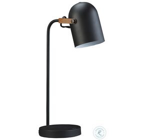 Ridgewick Black And Brown Desk Lamp