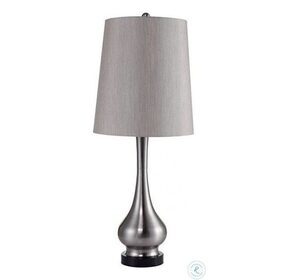 Teri Silver 13" Table Lamp