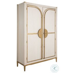 Lancaster Cerused White And Stained Gold Cabinet