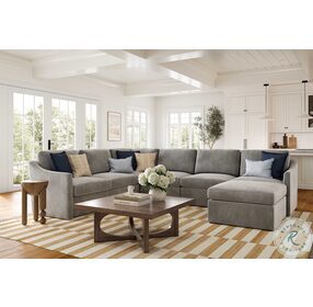 Aiden Gray Modular Large Chaise Sectional