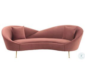Anabella Blush Upholstered Sofa