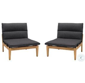 Arno Charcoal Olefin Outdoor Modular Lounge Chair
