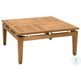 Arno Teak Wood Outdoor Square Coffee Table