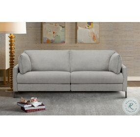 Juliett 80" Modern Grey Fabric Power Reclining Sofa