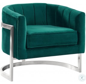 Kamila Green Accent Chair