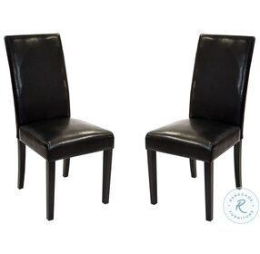 LCMD014SIBL Black Side Chair Set of 2