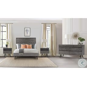 Makena Grey Acacia Wood Platform Bedroom Set