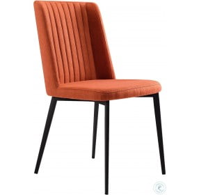 Maine Orange Dining Upholstered Side Chair Set Of 2