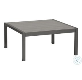 Solana Cosmos Grey Finish Outdoor Square Coffee Table