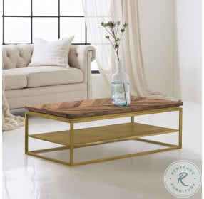 Faye Rustic Brown Wood Occasional Table Set