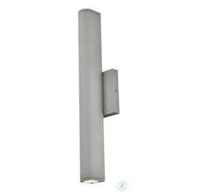 LDOD4008S Raine Silver Rectangle Outdoor Wall Light