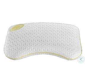 Level White And Yellow Personal Performance Extra Firm Pillow