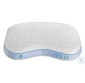Level White And Blue Personal Performance Firm Pillow