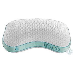 Level White And Green Personal Performance Ultra Plush Pillow