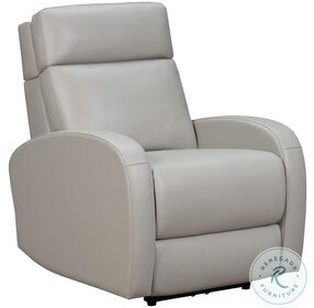 Levi Bentley Dove Power Recliner with Power Heads Up And Forward Headrest