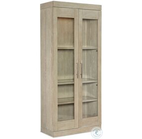 Cascade Soft Taupe Display Cabinet