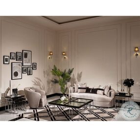Carmela Zinc 104" Living Room Set