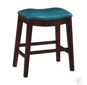Bowen Blue 24" Backless Counter Height Chair