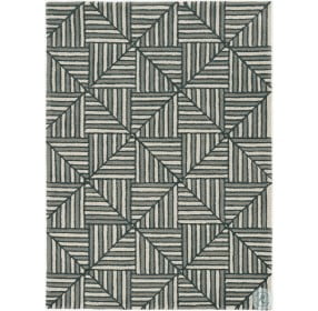 Libby Langdon Upton Navy And Charcoal Diagonal Tile Small Area Rug